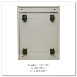 Hot 14.96 in. x 19.29 in. x 21.65 in. 2-Drawers: Box/File Legal/Letter Left or Right File Pedestal with Full-Length Pull - Putty Office Furniture & Lighting