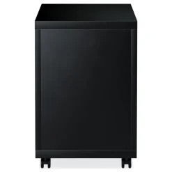 Outlet 14.96 in. x 19.29 in. x 21.65 in. 2-Drawers: Box/File Legal/Letter Left or Right File Pedestal with Full-Length Pull - Black Office Furniture & Lighting
