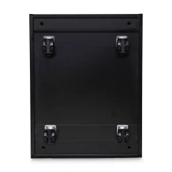 Clearance 14.96 in. x 19.29 in. x 21.65 in. 2-Drawers: Box/File Legal/Letter Left or Right File Pedestal - Black Office Furniture & Lighting