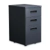 Sale 14.96 in. x 19.29 in. x 27.75 in. 3-Drawers: Box/Box/File Legal/Letter Left or Right File Pedestal - Charcoal Office Furniture & Lighting