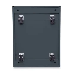 Sale 14.96 in. x 19.29 in. x 27.75 in. 3-Drawers: Box/Box/File Legal/Letter Left or Right File Pedestal - Charcoal Office Furniture & Lighting