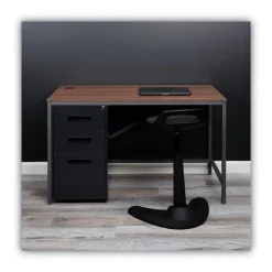 Sale 14.96 in. x 19.29 in. x 27.75 in. 3-Drawers: Box/Box/File Legal/Letter Left or Right File Pedestal - Charcoal Office Furniture & Lighting
