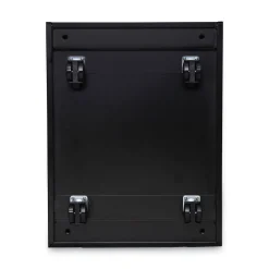 Hot 14.96 in. x 19.29 in. x 27.75 in. 3-Drawers: Box/Box/File Legal/Letter Left or Right File Pedestal - Black Office Furniture & Lighting