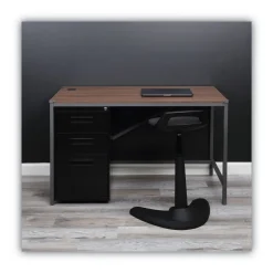 Hot 14.96 in. x 19.29 in. x 27.75 in. 3-Drawers: Box/Box/File Legal/Letter Left or Right File Pedestal - Black Office Furniture & Lighting