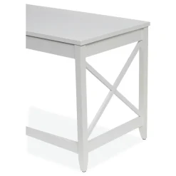 Discount 47.24 in. x 23.62 in. x 29.53 in. Farmhouse Writing Desk - White Office Furniture & Lighting