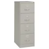 Sale 18 in. x 25 in. x 52 in. Legal-Size 4-Drawer Economy Vertical File - Light Gray Office Furniture & Lighting