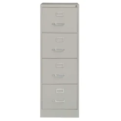 Sale 18 in. x 25 in. x 52 in. Legal-Size 4-Drawer Economy Vertical File - Light Gray Office Furniture & Lighting