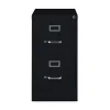 Best 15 in. x 22 in. x 28.37 in. Letter-Size Two-Drawer Economy Vertical File - Black Office Furniture & Lighting