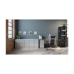Outlet 15 in. x 26.5 in. x 28.37 in. Letter-Size Two-Drawer Economy Vertical File - Light Gray Office Furniture & Lighting