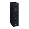 15 in. x 26.5 in. x 61.37 in. Letter-Size 5-Drawer Economy Vertical File - Black Office Furniture & Lighting