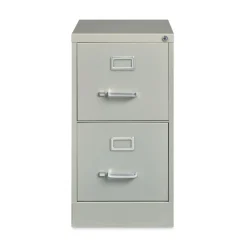 Hot 15 in. x 22 in. x 28.37 in. Letter-Size Two-Drawer Economy Vertical File - Light Gray Office Furniture & Lighting