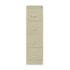 New 15 in. x 26.5 in. x 52 in. Letter-Size 4-Drawer Economy Vertical File - Putty Office Furniture & Lighting