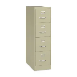 New 15 in. x 26.5 in. x 52 in. Letter-Size 4-Drawer Economy Vertical File - Putty Office Furniture & Lighting