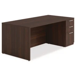Online 72 in. x 36 in. x 29 in. Seville Series Single Right Pedestal Desk - Mahogany Office Furniture & Lighting