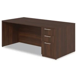 Online 72 in. x 36 in. x 29 in. Seville Series Single Right Pedestal Desk - Mahogany Office Furniture & Lighting