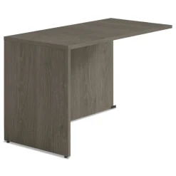 Clearance 48 in. x 24 in. x 29 in. Seville Series Reversible Return Shell - Walnut Office Furniture & Lighting