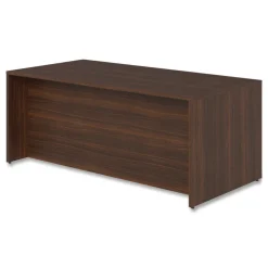 Best 72 in. x 36 in. x 29 in. Seville Series Single Left Pedestal Desk - Mahogany Office Furniture & Lighting
