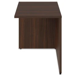 48 in. x 24 in. x 29 in. Seville Series Reversible Return Shell - Mahogany Office Furniture & Lighting
