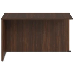 48 in. x 24 in. x 29 in. Seville Series Reversible Return Shell - Mahogany Office Furniture & Lighting