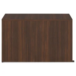 48 in. x 24 in. x 29 in. Seville Series Reversible Return Shell - Mahogany Office Furniture & Lighting