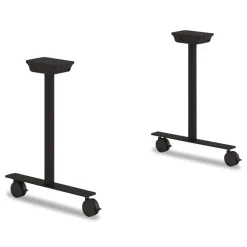 Hot 23 in. x 3 in. x 28 in. Seville Training Table Base - Black Office Furniture & Lighting