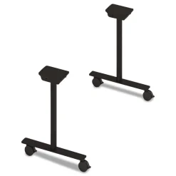 Hot 23 in. x 3 in. x 28 in. Seville Training Table Base - Black Office Furniture & Lighting