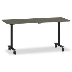 Hot 23 in. x 3 in. x 28 in. Seville Training Table Base - Black Office Furniture & Lighting