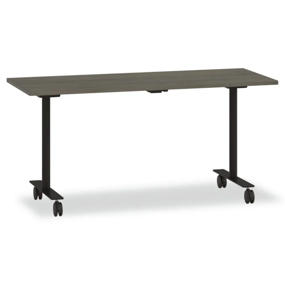 Hot 23 in. x 3 in. x 28 in. Seville Training Table Base - Black Office Furniture & Lighting