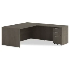 15 in. x 18 in. x 27 in. Seville Series 3-Drawer Legal File Mobile Pedestal - Walnut Office Furniture & Lighting