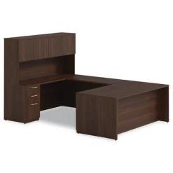 Online 48 in. x 24 in. x 29 in. Seville Series Bridge Return - Mahogany Office Furniture & Lighting