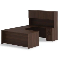 Online 48 in. x 24 in. x 29 in. Seville Series Bridge Return - Mahogany Office Furniture & Lighting