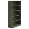 Sale 36 in. x 14 in. x 65 in. 5-Shelf Seville Bookcase - Walnut Office Furniture & Lighting