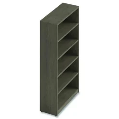 Sale 36 in. x 14 in. x 65 in. 5-Shelf Seville Bookcase - Walnut Office Furniture & Lighting