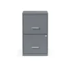Discount 14 in. x 18 in. x 24.1 in. Soho 2-Drawer Vertical Letter File Cabinet - Charcoal Office Furniture & Lighting