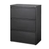 Discount 30 in. x 18.62 in. x 40.25 in. Three Legal/Letter/A4-Size File Drawers Lateral File Cabinet - Black Office Furniture & Lighting