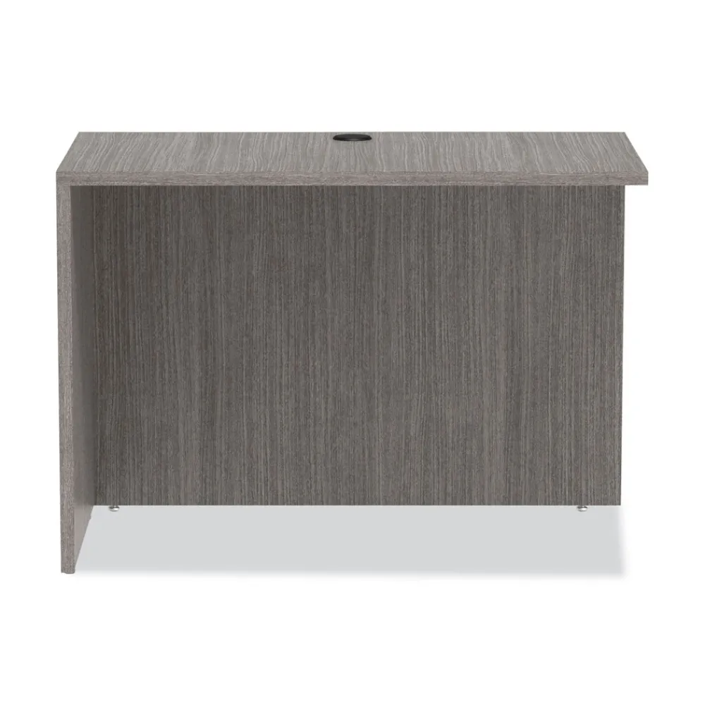 42 in. x 23.63 in. x 29.5 in. Valencia Series Reversible Return/Bridge Shell - Gray Office Furniture & Lighting