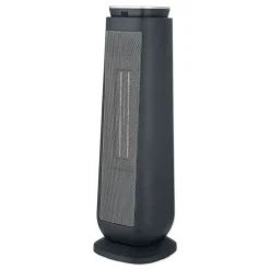 Hot 1500 W 7.17 in. x 7.17 in. x 22.95 in. Ceramic Heater Tower with Remote Control - Black Heaters