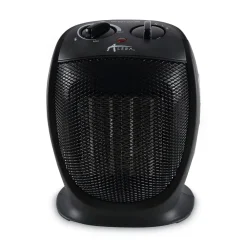 1500 W 7.12 in. x 5.87 in. x 8.75 in. Ceramic Heater - Black Heaters