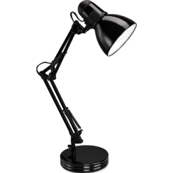 New 13 Watt 2 Prong 22 in. High Corded Architect Desk Lamp - Black Office Furniture & Lighting