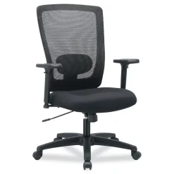 New Envy Series Mesh High-Back 250 lbs. Capacity Multifunction Chair - Black Office Furniture & Lighting