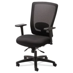 New Envy Series Mesh High-Back 250 lbs. Capacity Multifunction Chair - Black Office Furniture & Lighting
