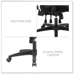 New Envy Series Mesh High-Back 250 lbs. Capacity Multifunction Chair - Black Office Furniture & Lighting