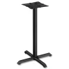 Hospitality Series 27.5 in. x 40.38 in. 300 lbs. Capacity Steel Single-Column Bases - Black Office Furniture & Lighting