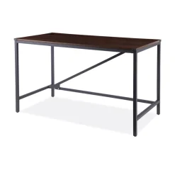 Sale Industrial Series 47.25 in. x 23.63 in. x 29.5 in. Table Desk - Modern Walnut Office Furniture & Lighting