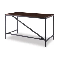 Sale Industrial Series 47.25 in. x 23.63 in. x 29.5 in. Table Desk - Modern Walnut Office Furniture & Lighting