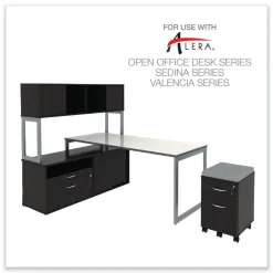 Clearance Open Office Desk Series 29.5 x 19.13 x 22.88 Legal/Letter Low File 2-Drawer Cabinet Credenza - Espresso Office Furniture & Lighting
