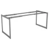 Hot Open Office Desk Series 47.25 to 70.78w x 29.5d x 28.5h Adjustable O-Leg Desk Base - Silver Office Furniture & Lighting