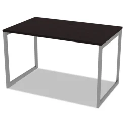 Hot Open Office Desk Series 47.25 to 70.78w x 29.5d x 28.5h Adjustable O-Leg Desk Base - Silver Office Furniture & Lighting
