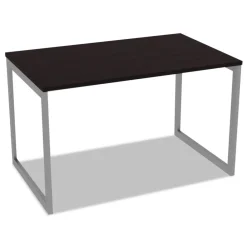 Hot Open Office Desk Series 47.25 to 70.78w x 29.5d x 28.5h Adjustable O-Leg Desk Base - Silver Office Furniture & Lighting