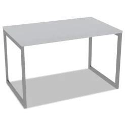 Hot Open Office Desk Series 47.25 to 70.78w x 29.5d x 28.5h Adjustable O-Leg Desk Base - Silver Office Furniture & Lighting